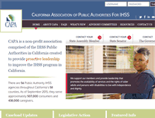 Tablet Screenshot of capaihss.org